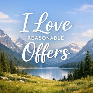 Reasonable offers welcome!